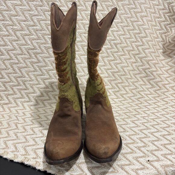 Matisse Women’s Abilene Wool Blanket Leather Western Cowboy Boots - Picture 2 of 10